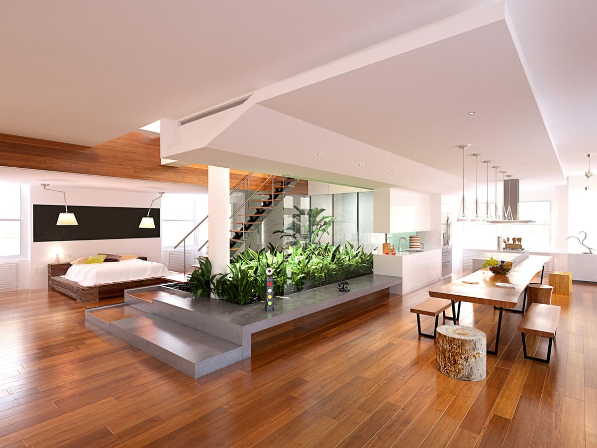 Luxury living room renovation in Austin, TX